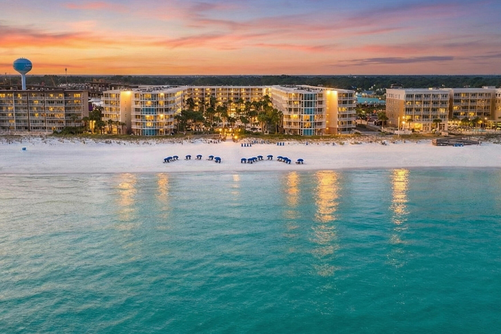 1110 Santa Rosa Boulevard, Unit C500 Fort Walton Beach, FL 32548 - Photo 33 of 59 a view of a city and an ocean view