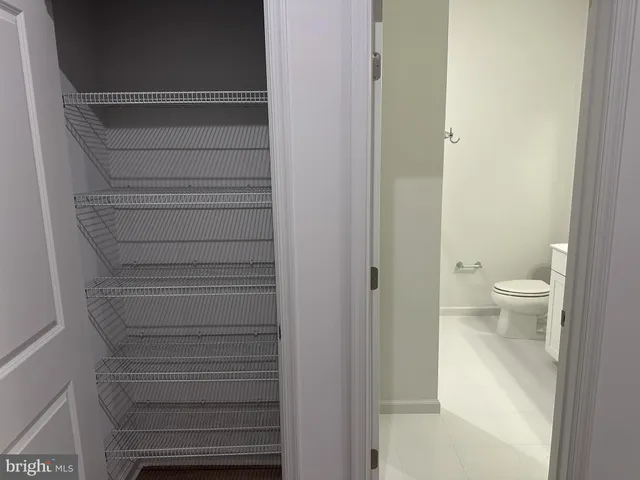 a view of walk in closet