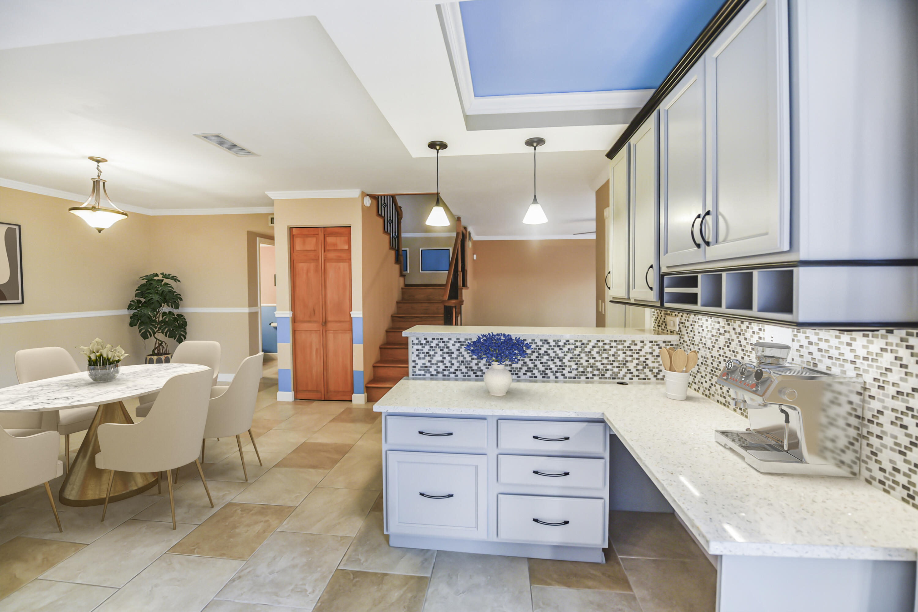 102 Woodland Road Palm Springs, FL 33461 - Photo 3 of 41 a bathroom with a sink double vanity and a mirror