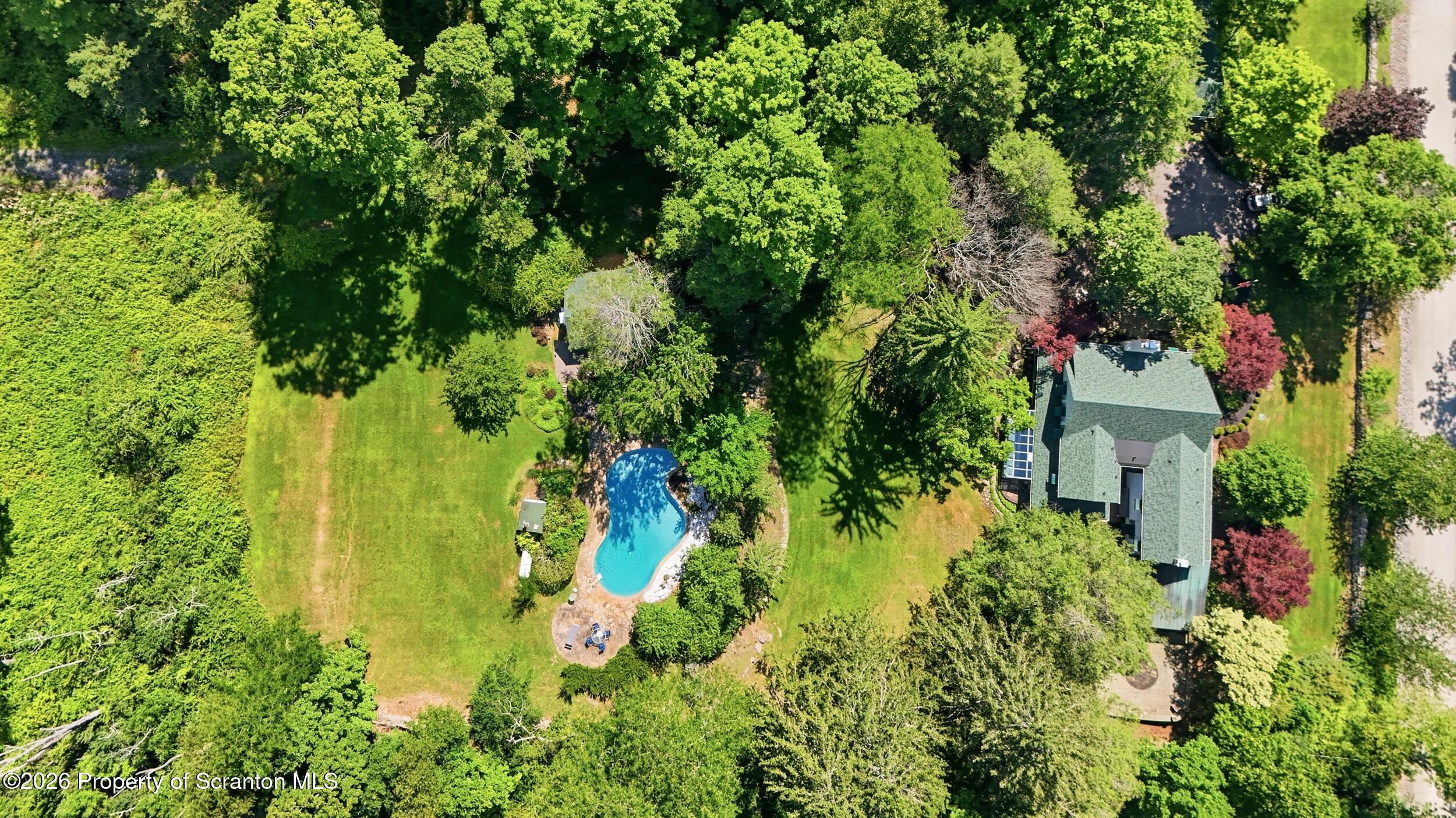1008 Lily Lake Road Waverly, PA 18471 - Photo 3 of 84 Aerial Pool