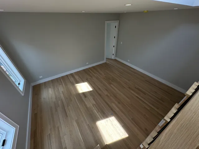 a view of wooden floor