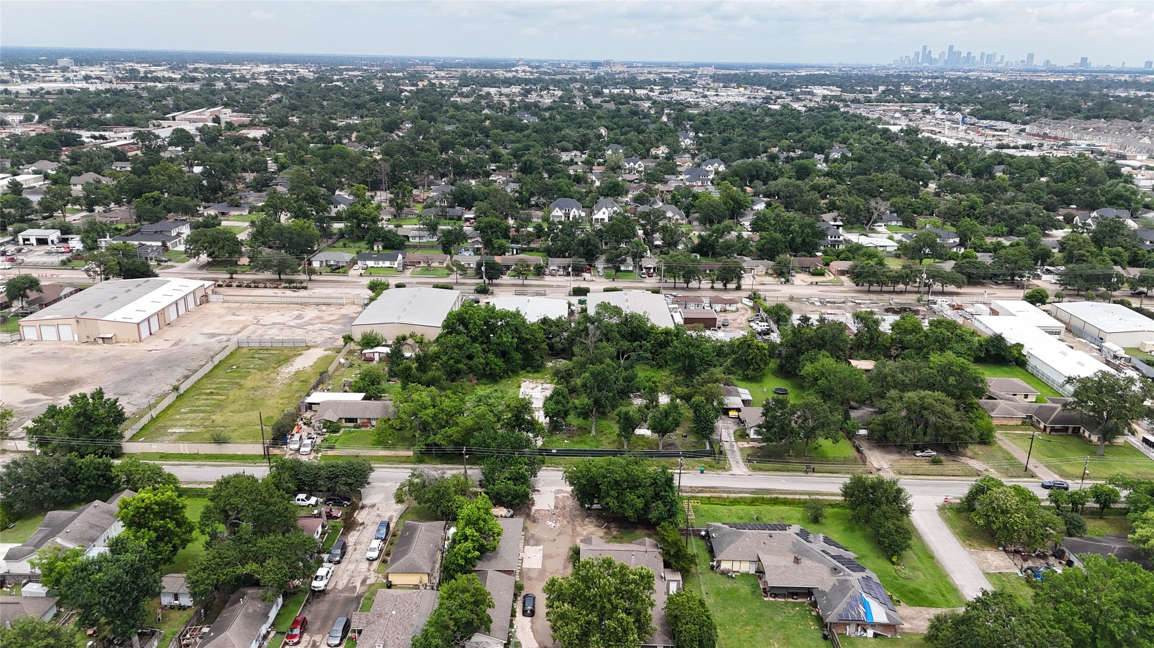 1918 Ojeman Road Houston, TX 77080 - Photo 9 of 22 an aerial view of residential houses with outdoor space and river
