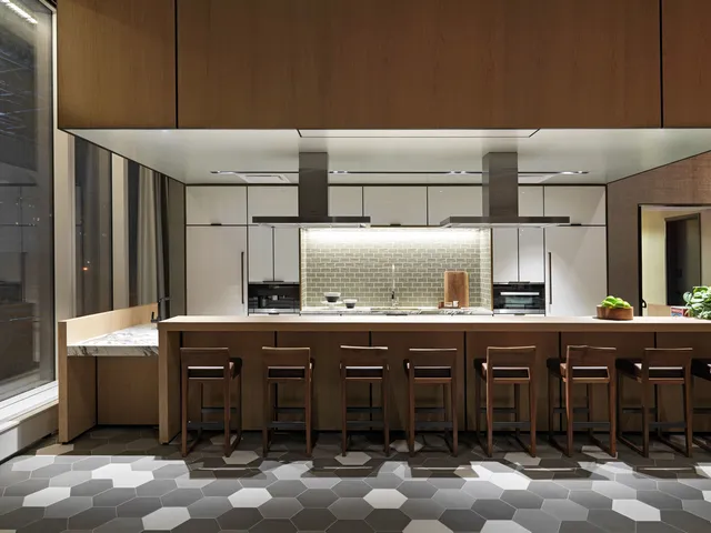 a view of balcony with mountain view