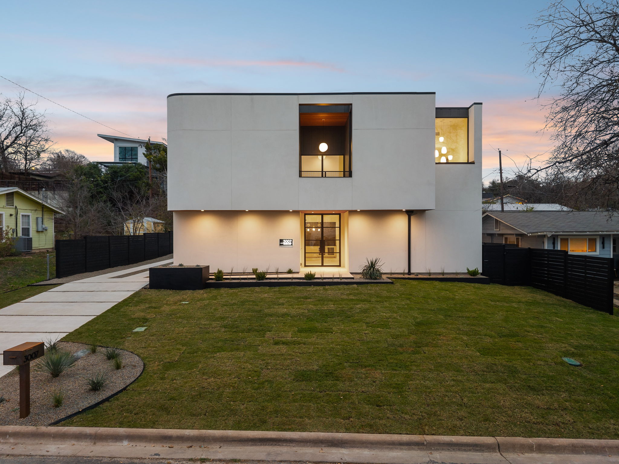 3007 Locke Lane Austin, TX 78704 - Photo 29 of 32 a view of an house with backyard and kitchen