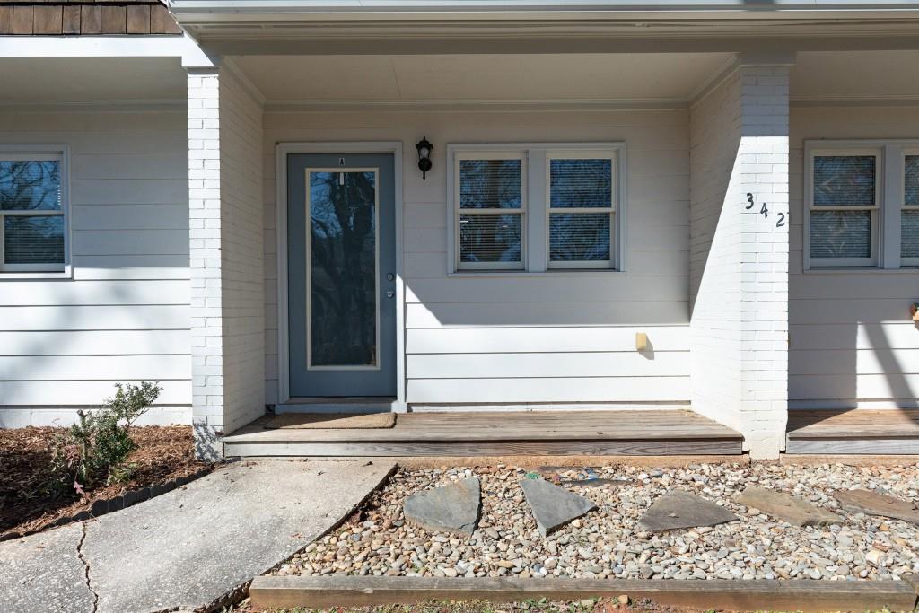 342 Mathews Avenue Northeast, Unit A Atlanta, GA 30307 - Photo 2 of 34 a view of a entryway front of a house