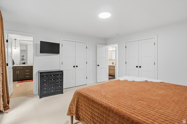4150 Dover Lane Provo, UT 84604 - Photo 17 of 44 White wall finishes throughout, complemented by white interior doors featuring matte black hardware