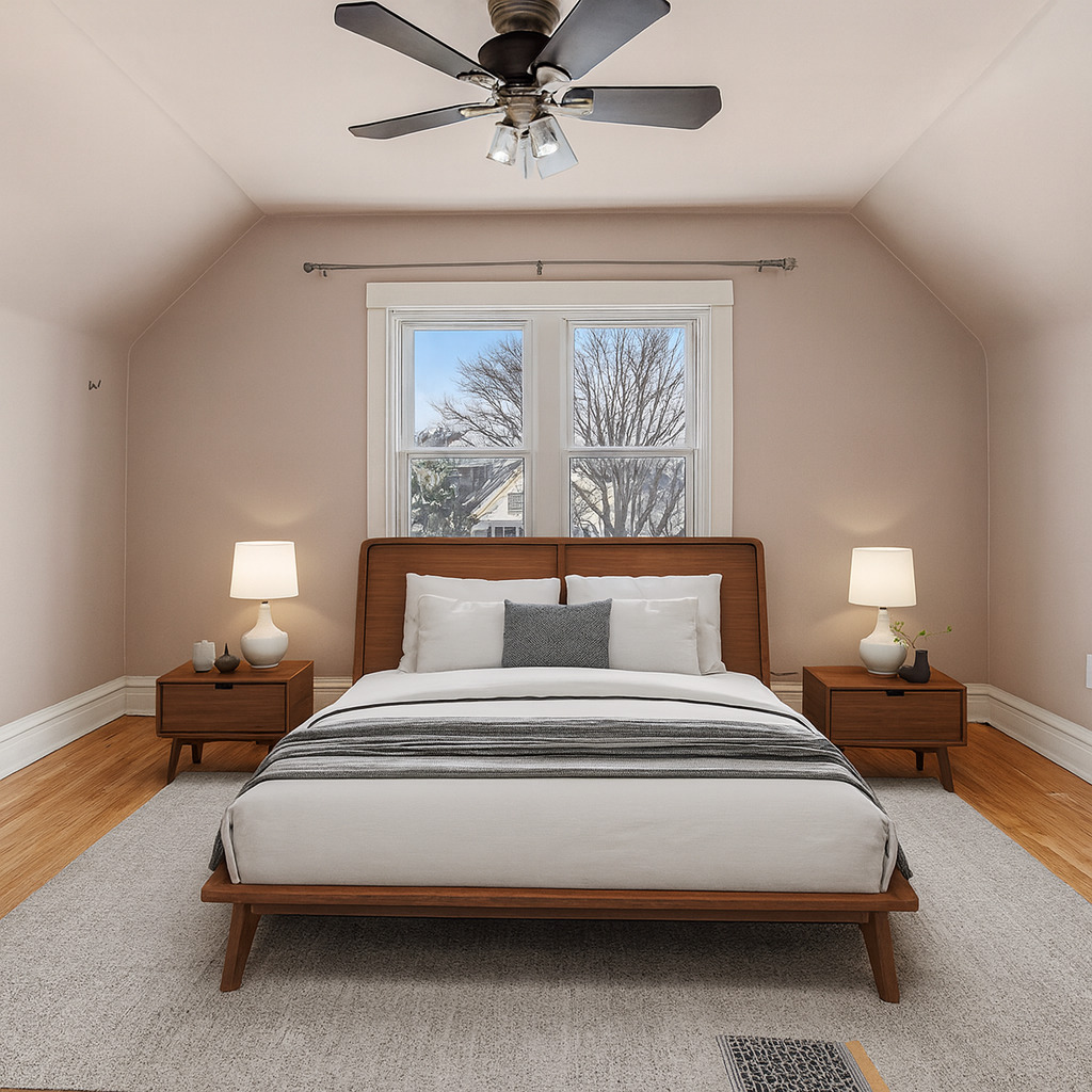 5218 West Patterson Avenue Chicago, IL 60641 - Photo 18 of 29 a bedroom with bed and window