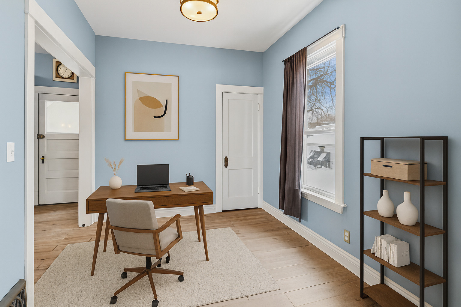 5218 West Patterson Avenue Chicago, IL 60641 - Photo 9 of 29 a workspace with furniture and window