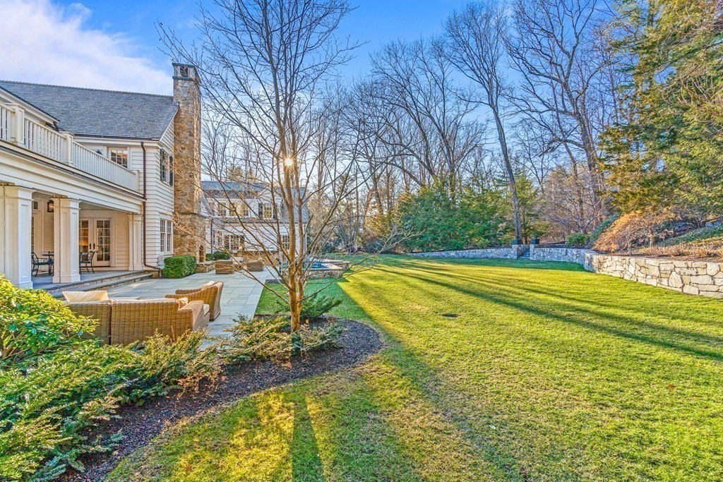 15 Valley Road Wellesley, MA 02481 - Photo 37 of 42 a view of backyard with swimming pool