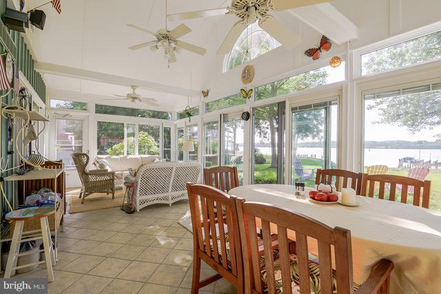 7 North Bluff Road Chesapeake City, MD 21915 - Photo 21 of 37 Enclosed porch area