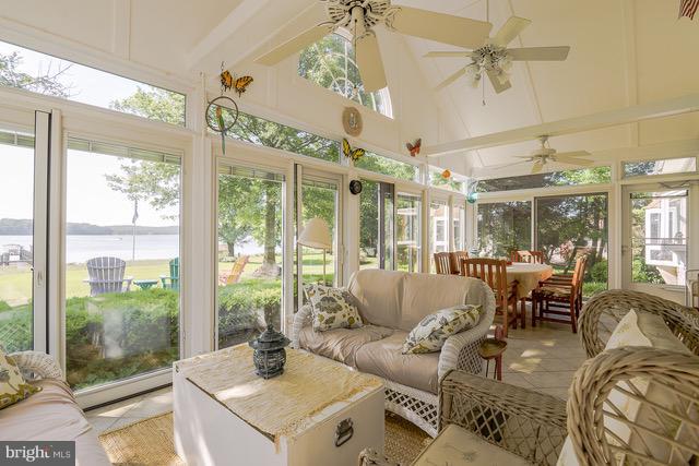 7 North Bluff Road Chesapeake City, MD 21915 - Photo 22 of 37 Enclosed porch area