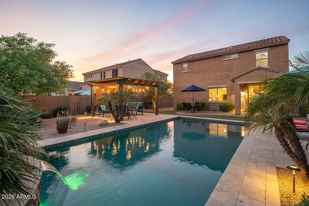 4421 East Blue Sage Road Gilbert, AZ 85297 - Photo 32 of 43 Outside of the home fully painted|2026
