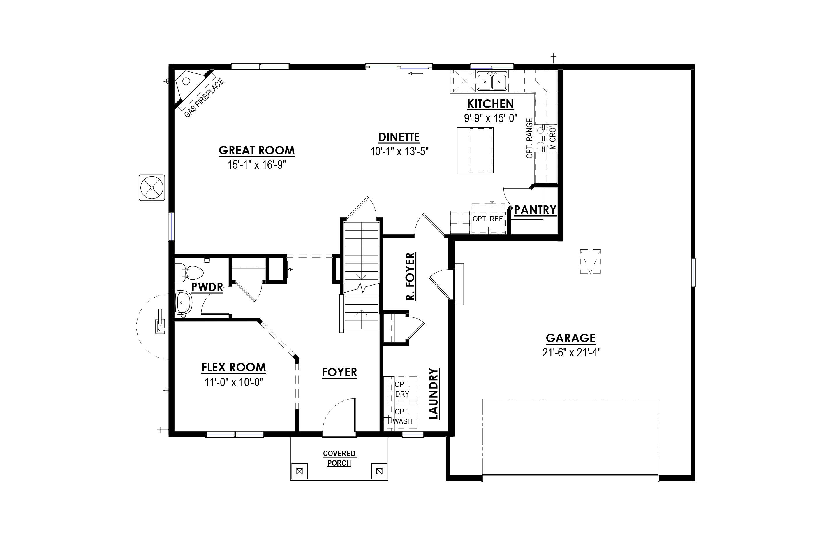 125 Ridgeview Drive Watertown, WI 53094 - Photo 2 of 3 133-055-Conway_SPEC_FirstFloor