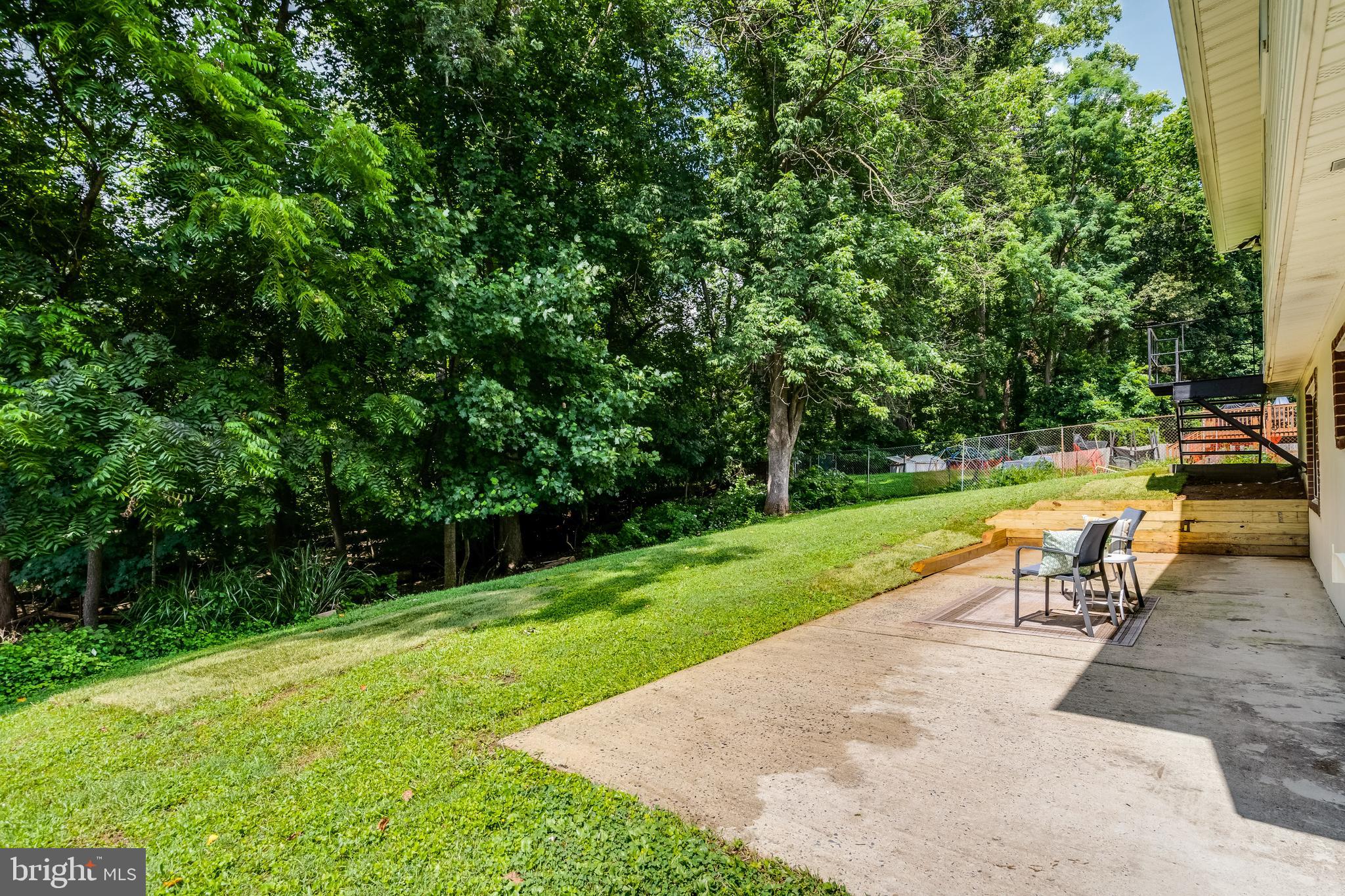 3919 Littleton Street Silver Spring, MD 20906 - Photo 28 of 32 Rear Patio Overlooks 100 acre Park