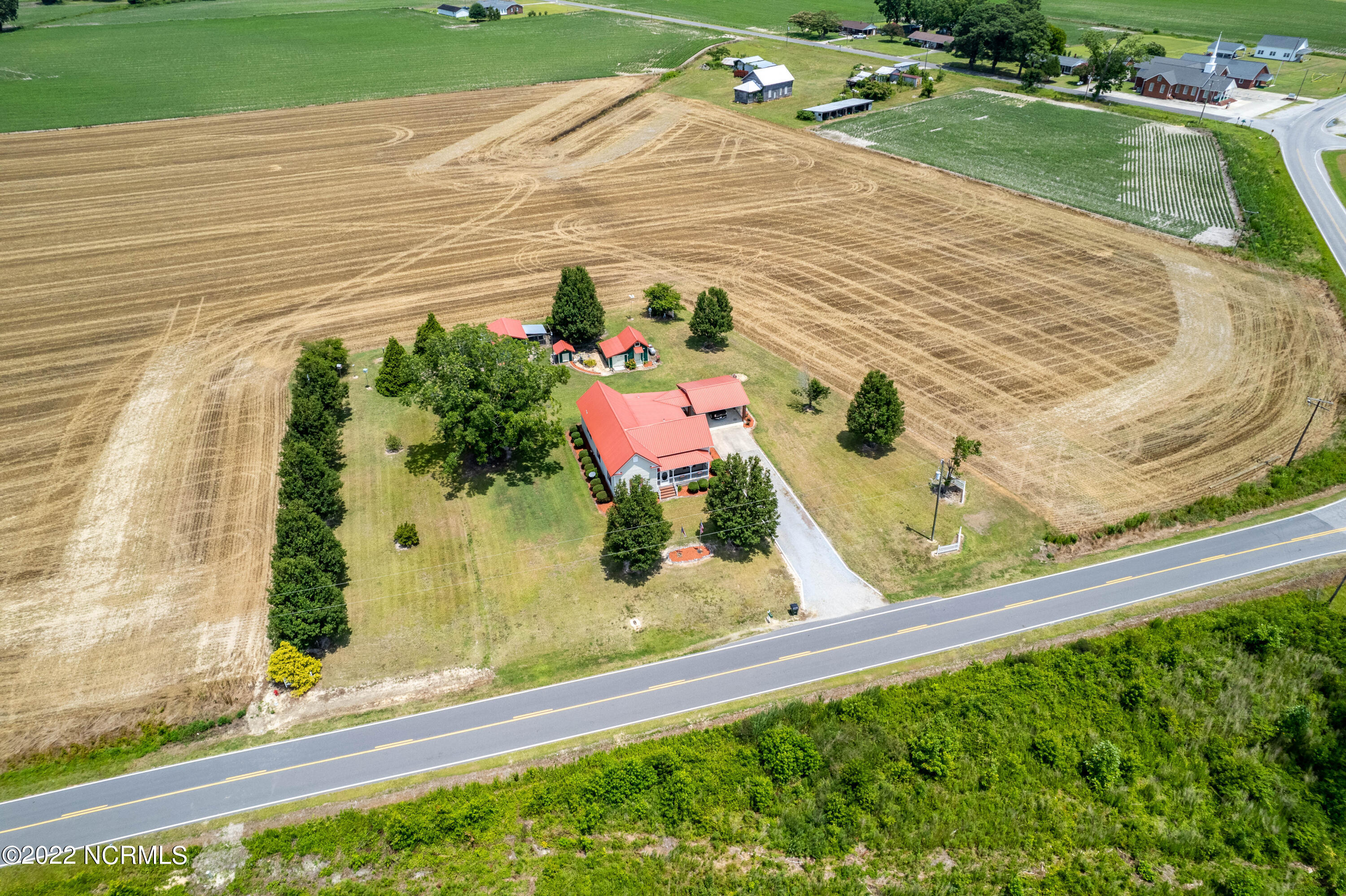 4877 Sam Everett Road Robersonville, NC 27871 - Photo 39 of 49 Aerial View 2