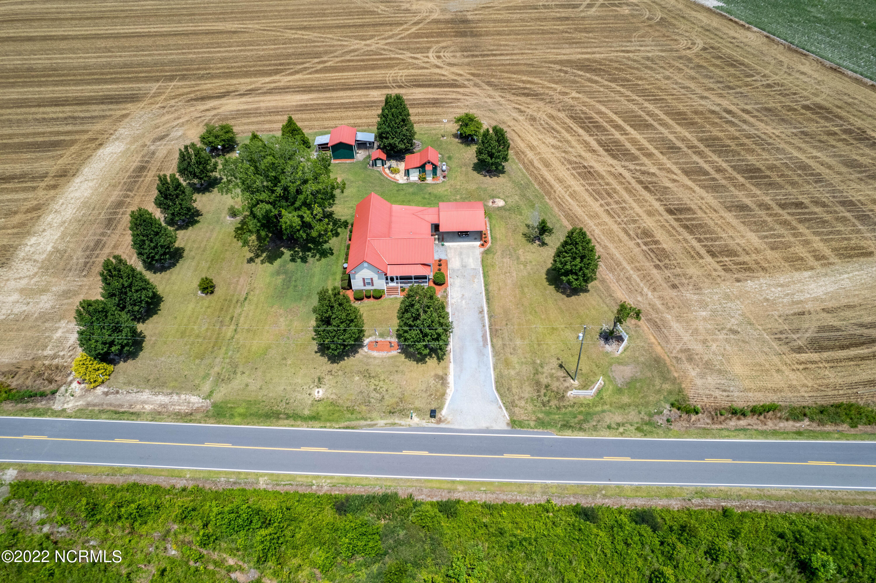 4877 Sam Everett Road Robersonville, NC 27871 - Photo 40 of 49 Aerial View 3