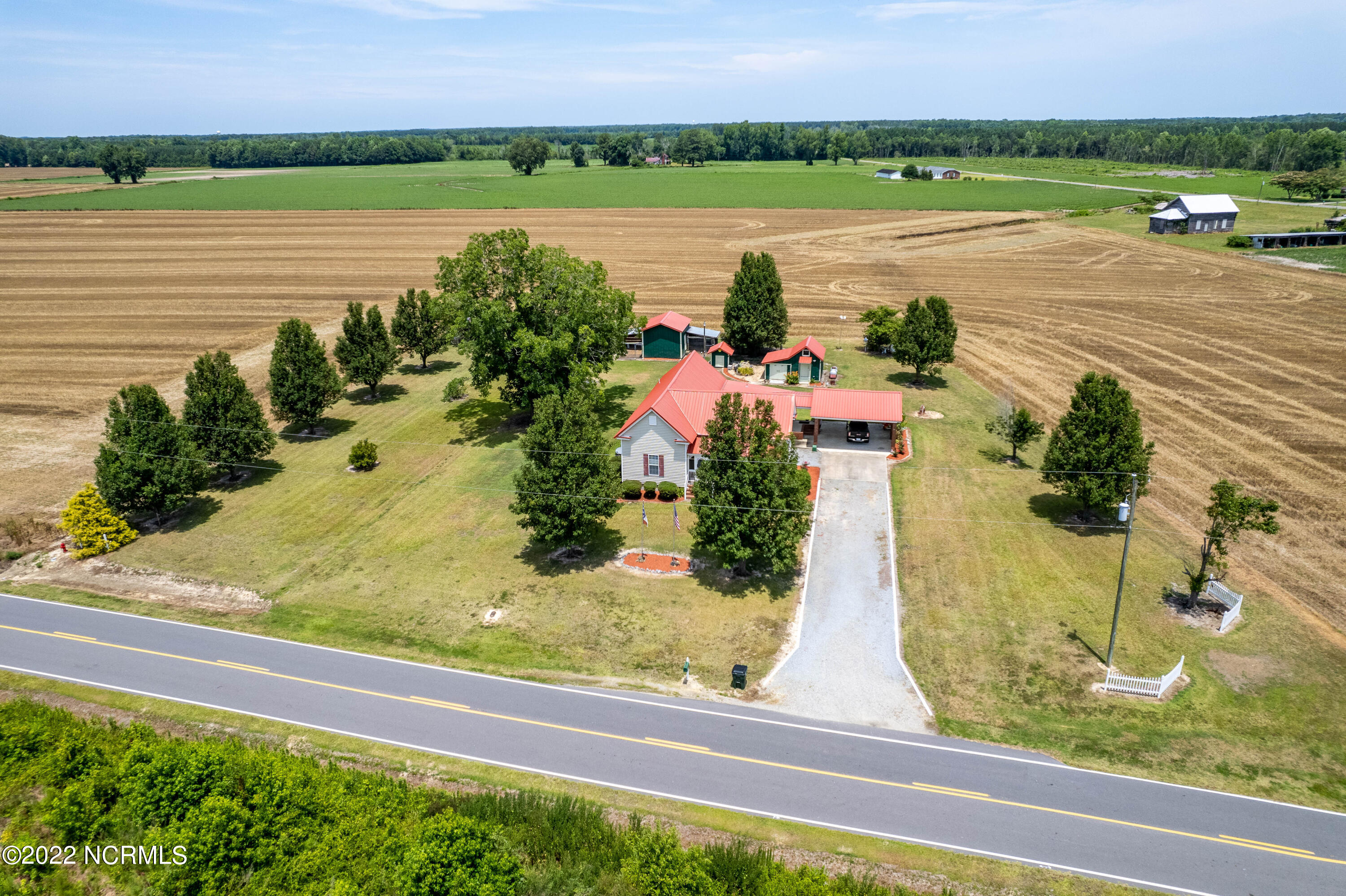 4877 Sam Everett Road Robersonville, NC 27871 - Photo 41 of 49 Aerial View 4