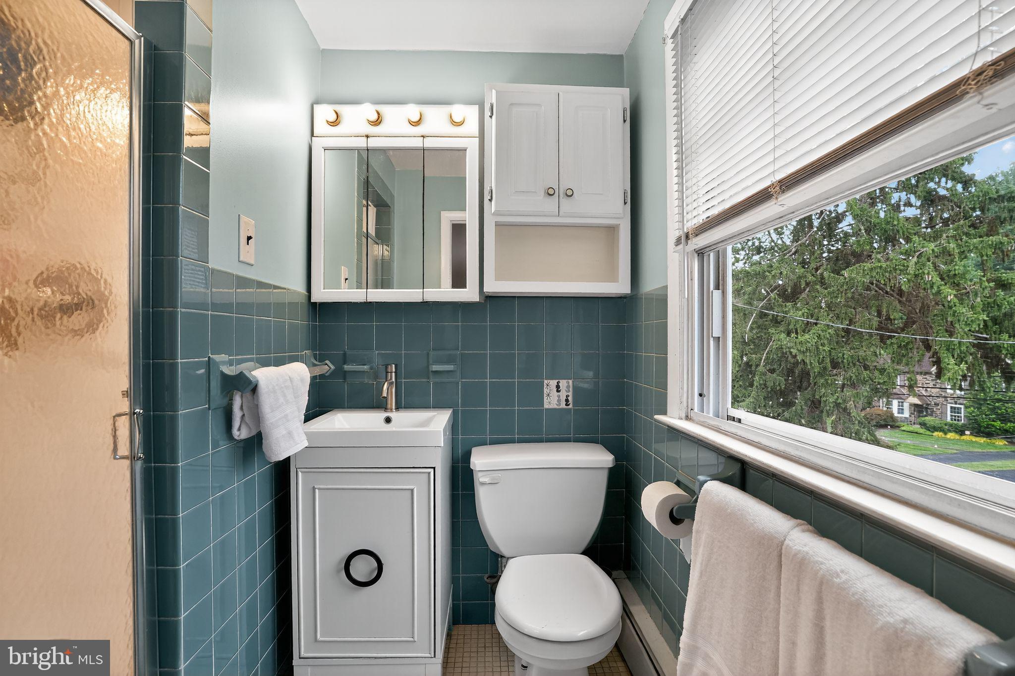 719 Pine Ridge Road Media, PA 19063 - Photo 15 of 29 a bathroom with a toilet sink and mirror
