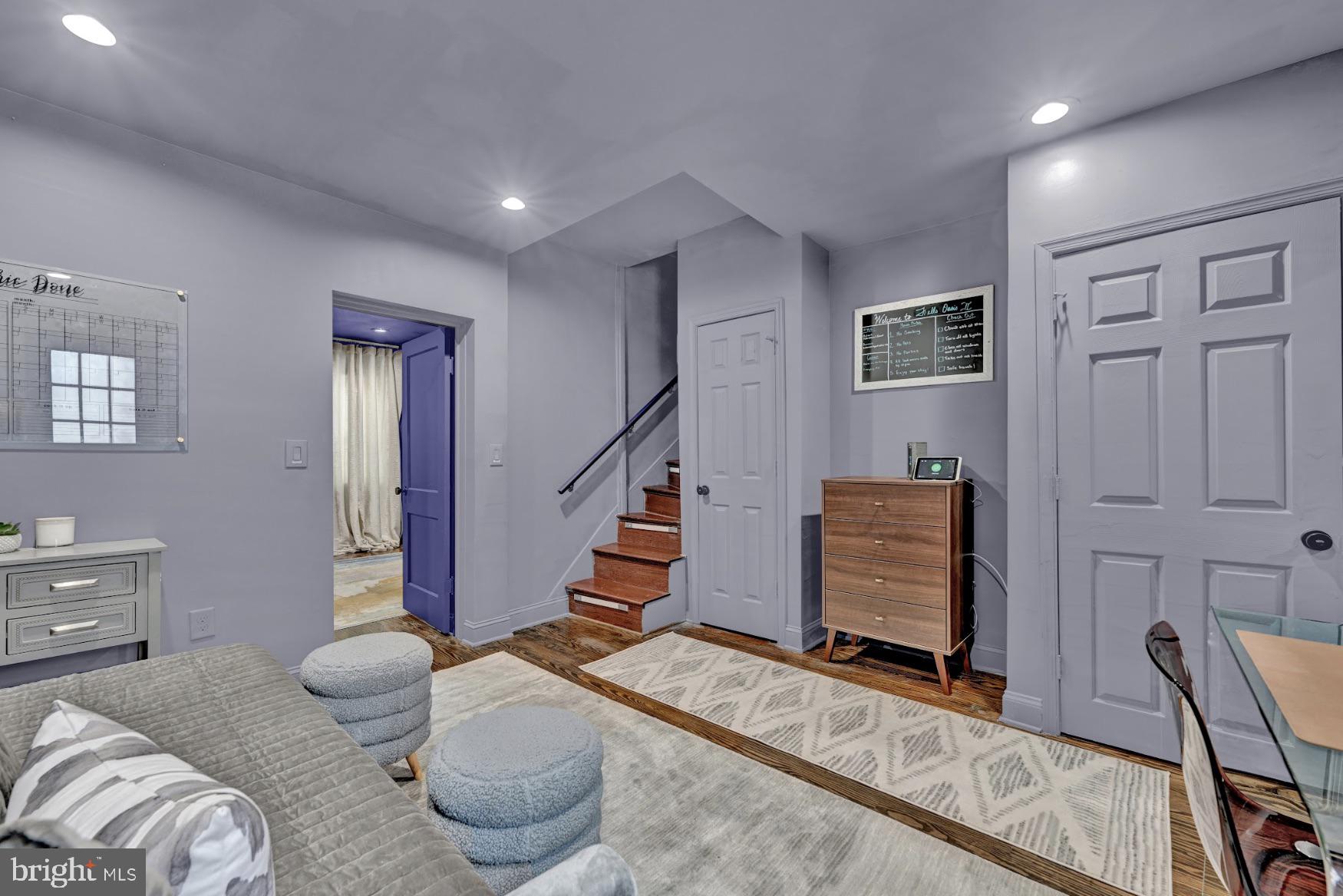 1709 Bank Street Baltimore, MD 21231 - Photo 24 of 49 a living room with furniture and wooden floor