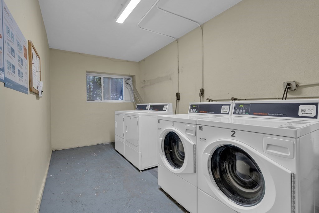 10 Scottfield Road, Unit 2 Boston, MA 02134 - Photo 10 of 10 a utility room with dryer and washer