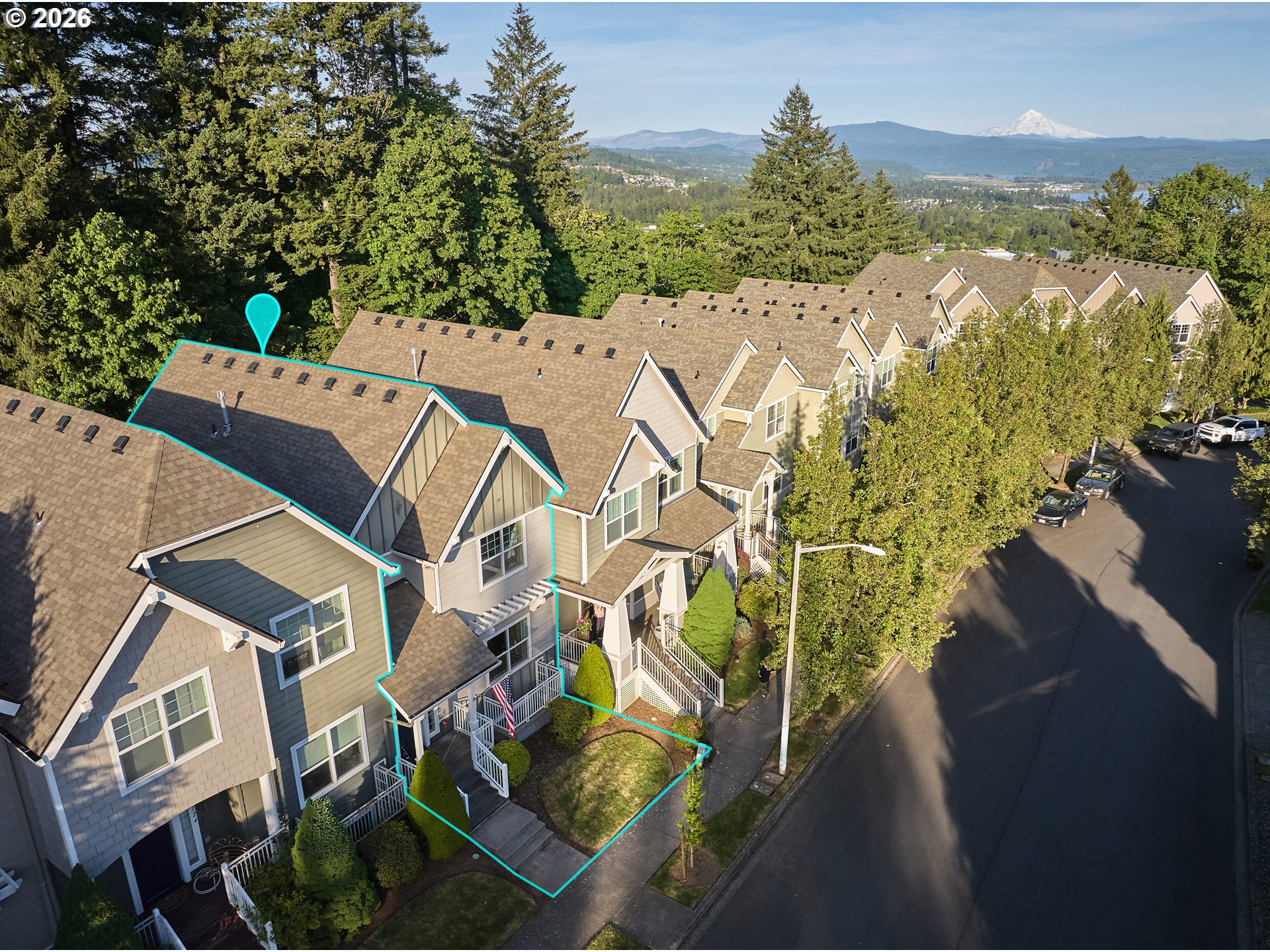 2120 Northwest Fargo Loop Camas, WA 98607 - Photo 1 of 42 an aerial view of a house with a yard
