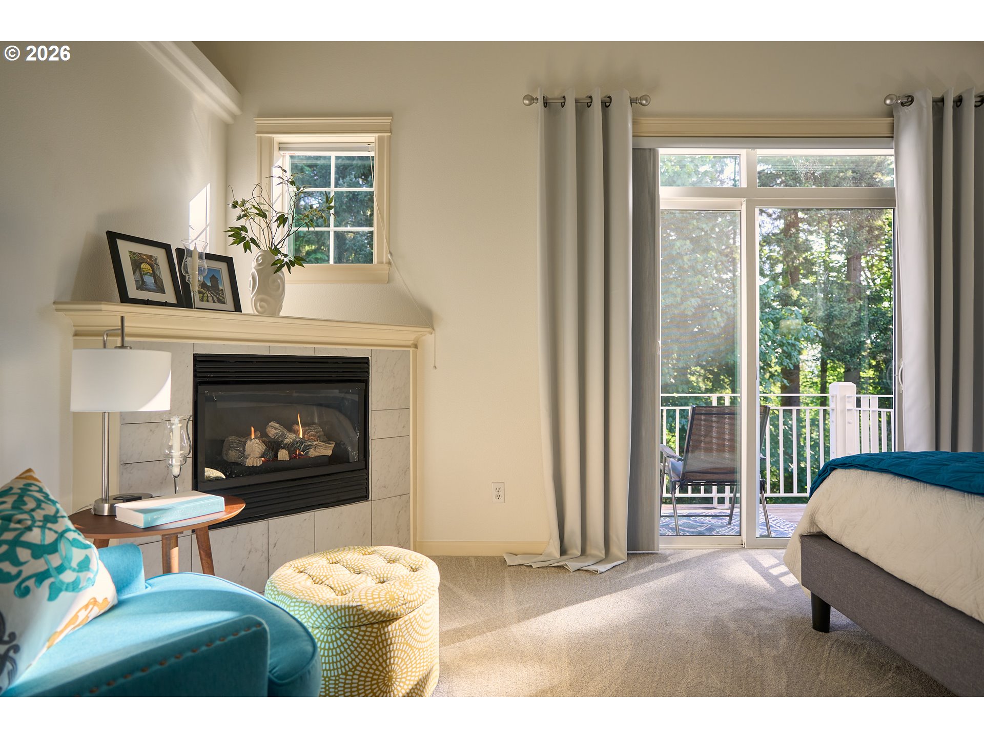 2120 Northwest Fargo Loop Camas, WA 98607 - Photo 31 of 42 a living room with furniture and a fireplace