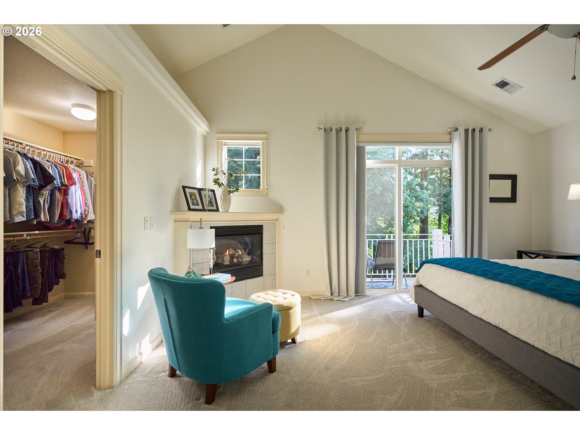 2120 Northwest Fargo Loop Camas, WA 98607 - Photo 32 of 42 a living room with furniture and a fireplace