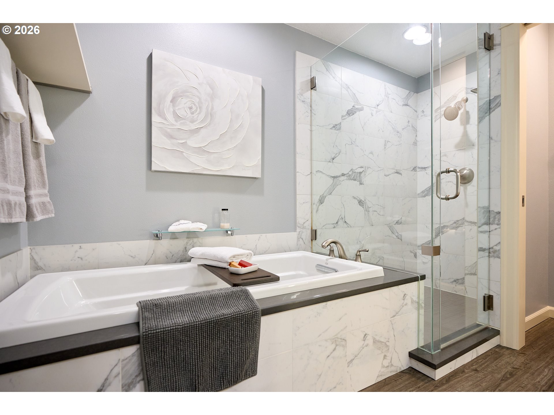 2120 Northwest Fargo Loop Camas, WA 98607 - Photo 35 of 42 a bathroom with a sink and a mirror