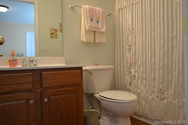 408 Lafinca Court Fort Mill, SC 29708 - Photo 12 of 20 a bathroom with a sink a toilet and shower curtain