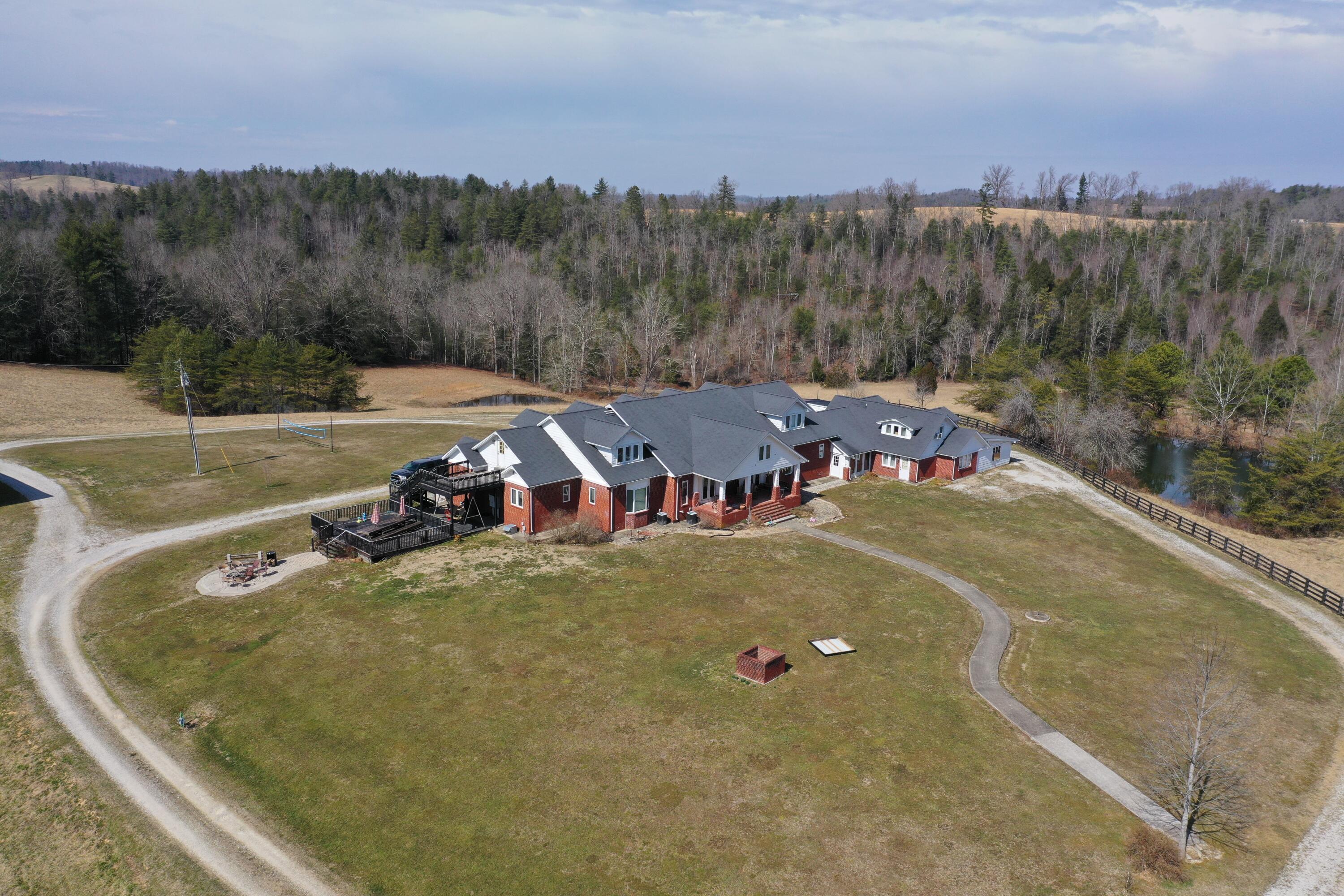 1245 North Shady Lane Road Campton, KY 41301 - Photo 40 of 96 041 low elevation drone shot from the so