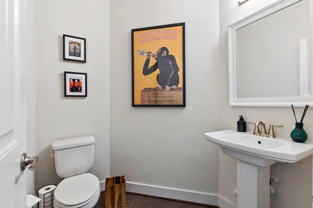 a view of a balcony with wooden fence