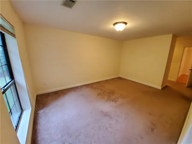 a view of an empty room