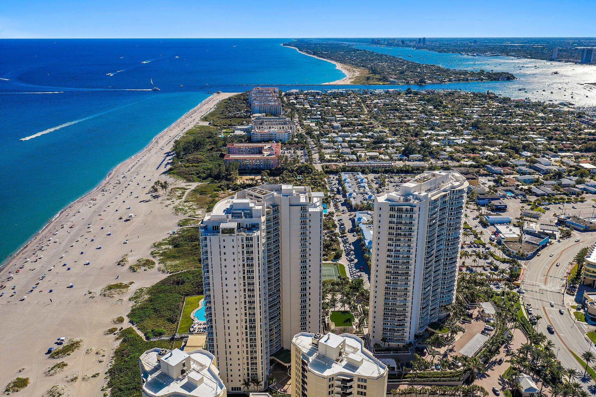 2700 North Ocean Drive, Unit 304B Singer Island, FL 33404 - Photo 16 of 91 a view of a city with ocean view