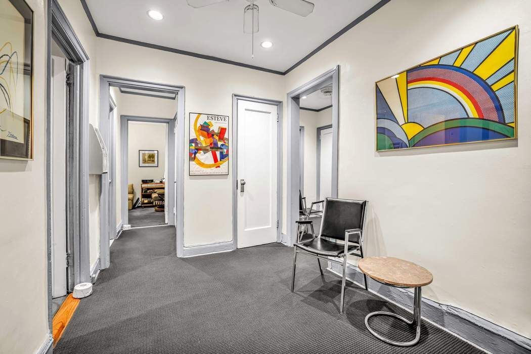 425 East 86th Street, Unit 1B/D Manhattan, NY 10028 - Photo 7 of 10 a workspace with furniture and ceiling fan
