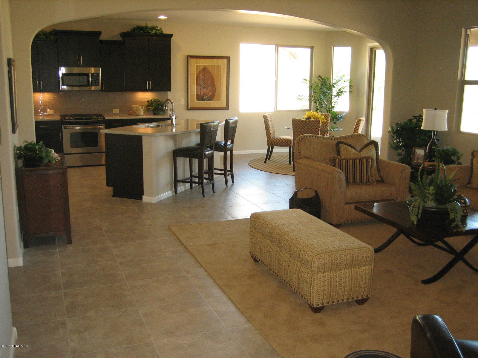 62600 East Border Rock Road Tucson, AZ 85739 - Photo 12 of 29 Arch in Greatroom