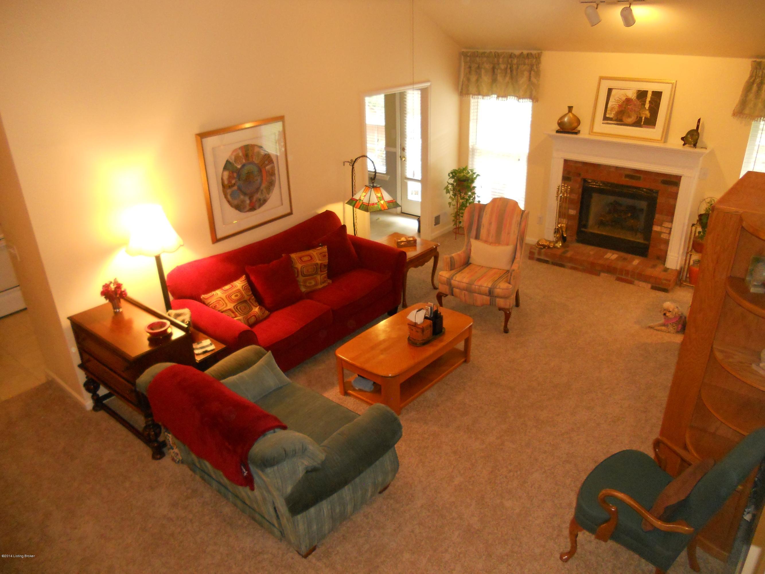 4219 Garden Ridge Road Crestwood, KY 40014 - Photo 6 of 19 with new Carpet, fireplace with vaulted ceiling