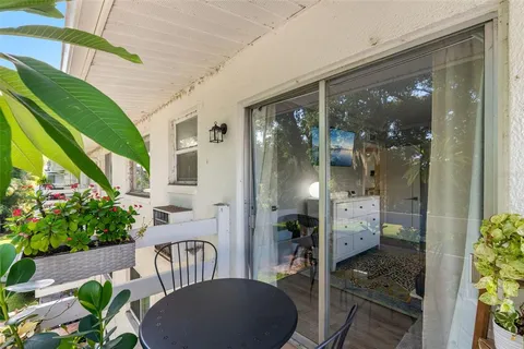 a outdoor living space with furniture