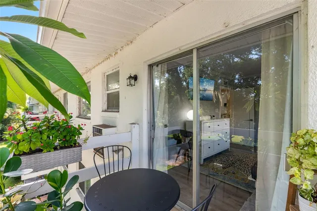 a outdoor living space with furniture