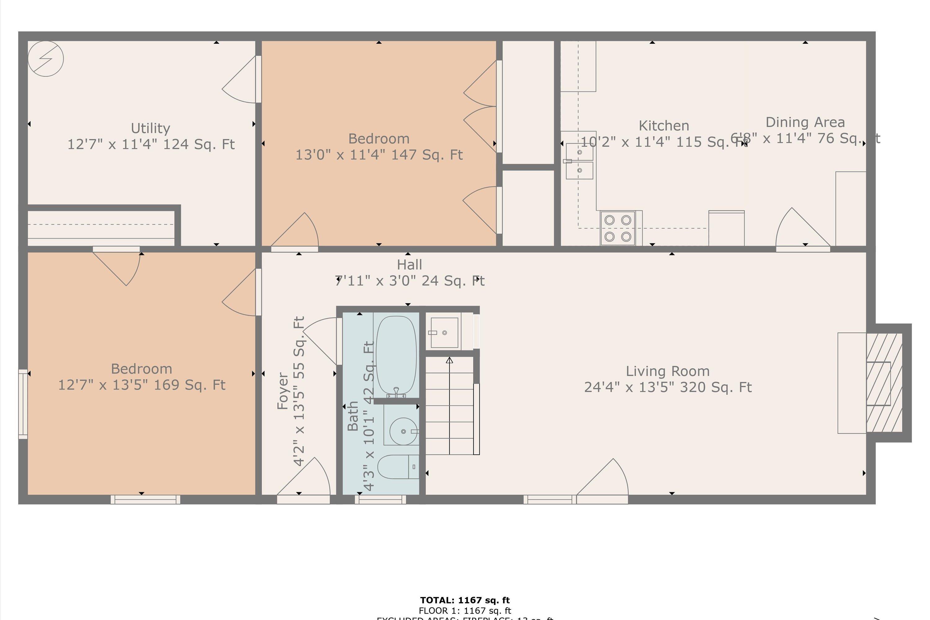 499 Ridge Road Collinsville, VA 24078 - Photo 26 of 26 Floor Plan: Lower Level