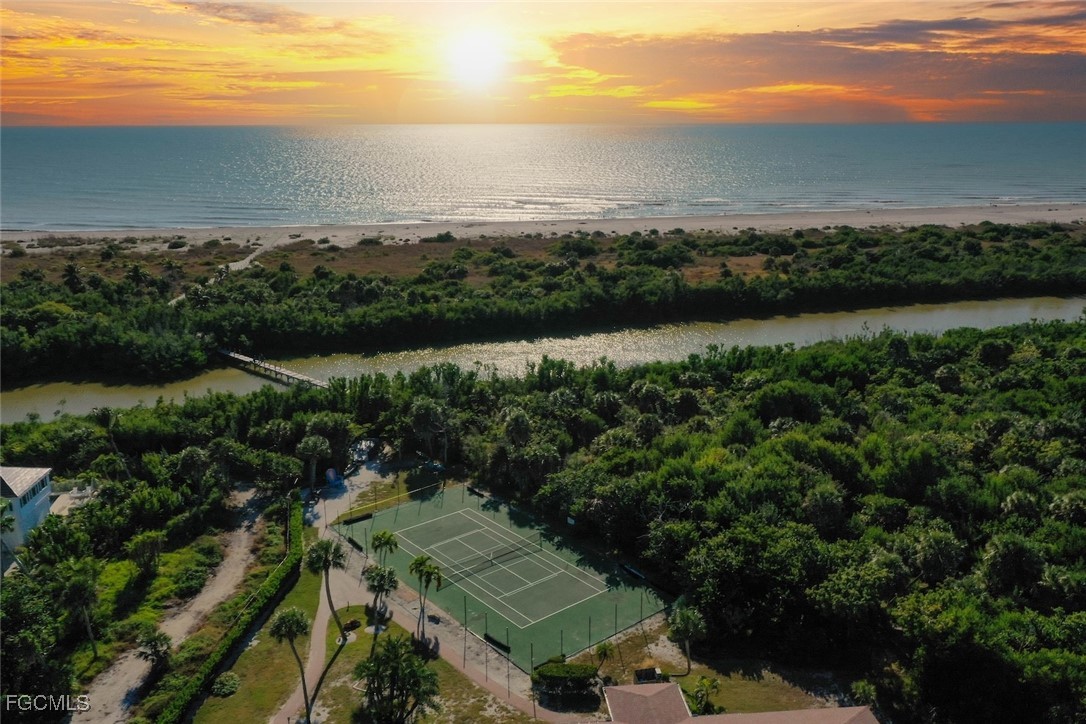 5117 Sea Bell Road, Unit D204 Sanibel, FL 33957 - Photo 49 of 50 an aerial view of a houses with a lake view