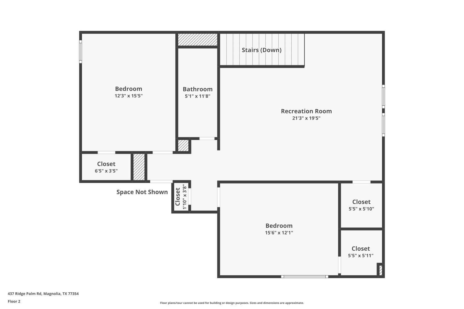437 Ridge Palm Road Magnolia, TX 77354 - Photo 31 of 31 a picture of a counter top space