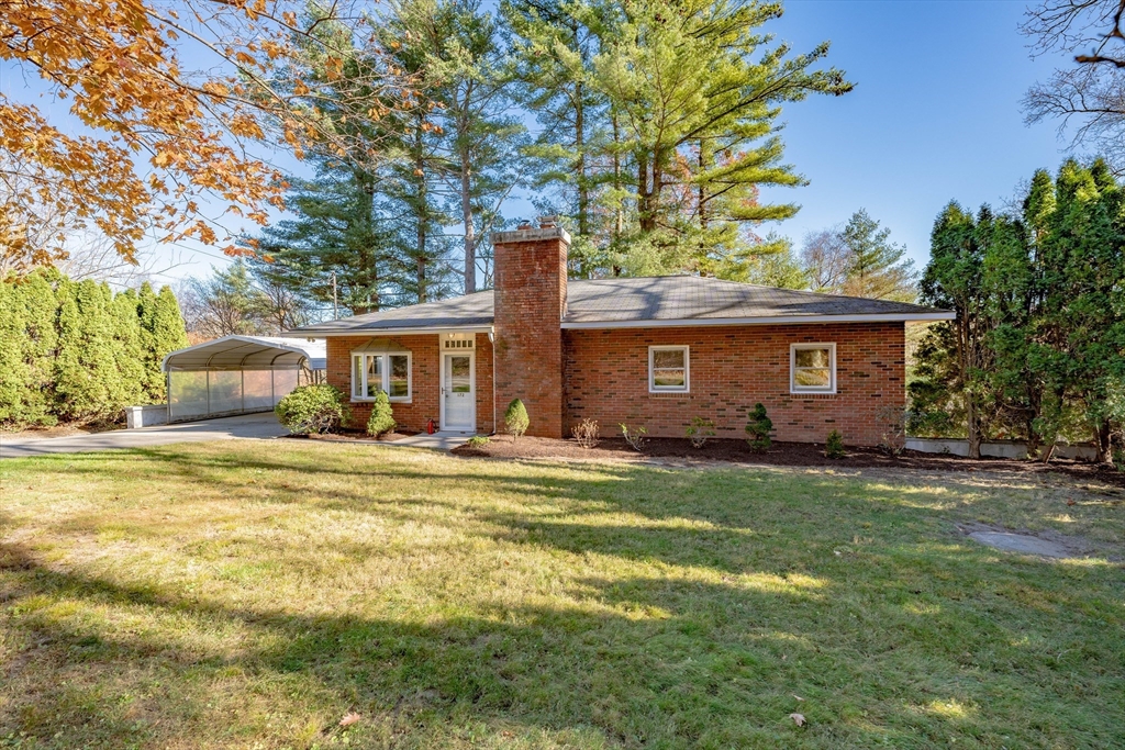 172 Bumstead Road Monson, MA 01057 - Photo 26 of 36 a view of a house with a yard and tree s