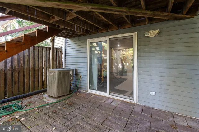 a view of a storage room