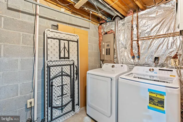 view of utility room