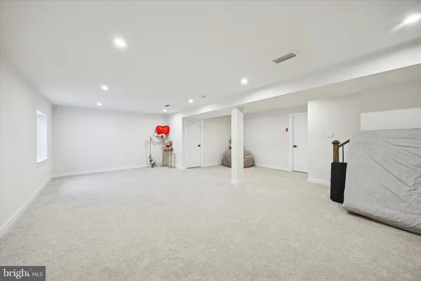 a view of an empty room
