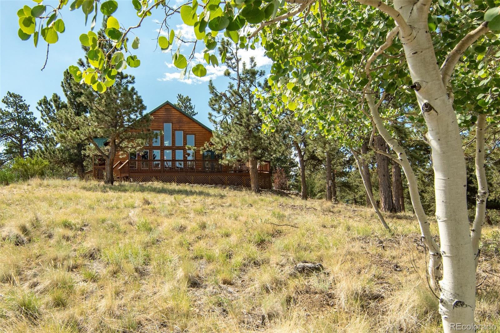 3296 Singletree Road Hartsel, CO 80449 - Photo 11 of 50 a front view of a house with a yard