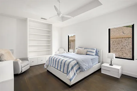 a workspace with furniture