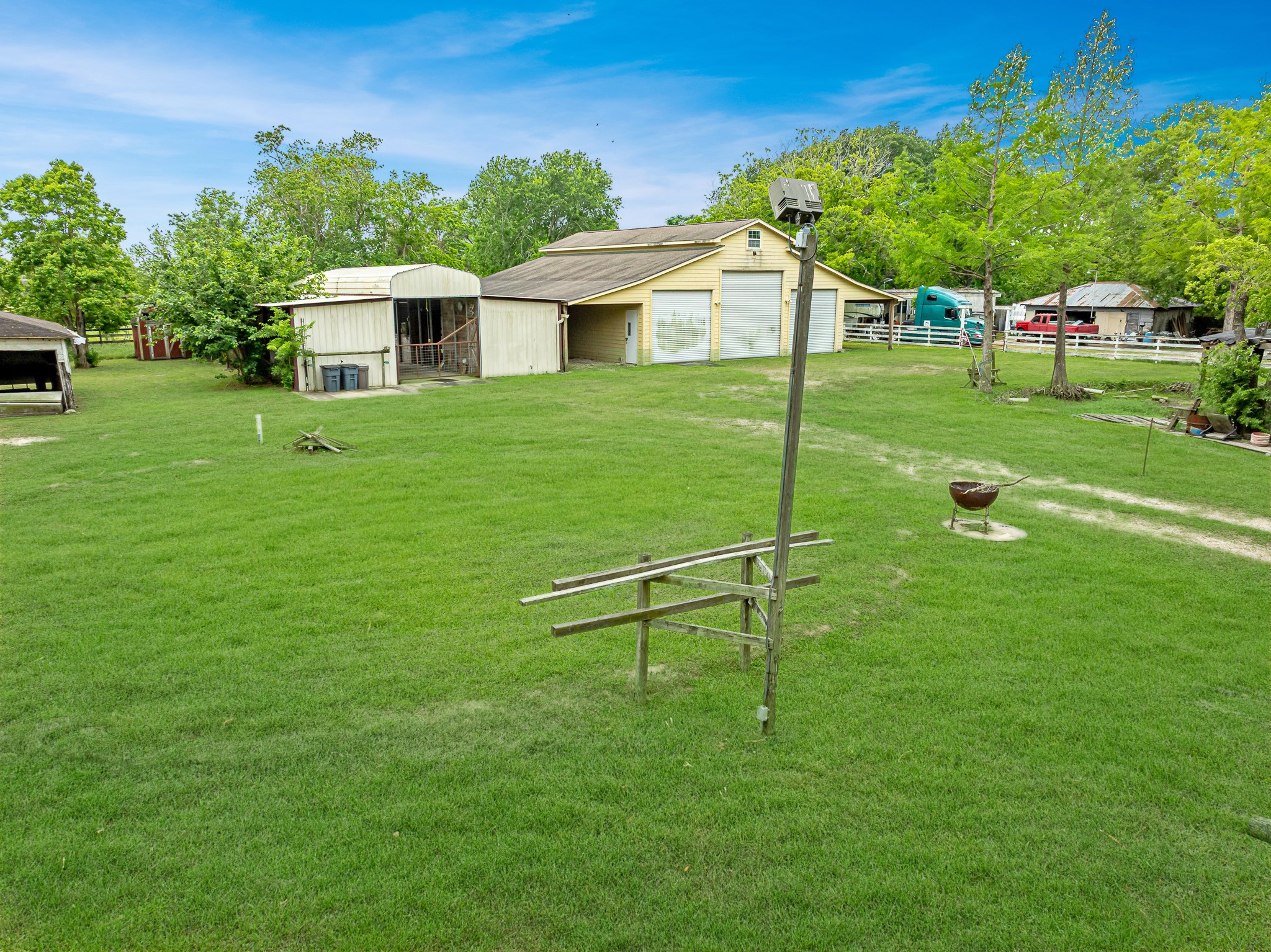29519 Marti Road Katy, TX 77493 - Photo 32 of 46 Workshop with adjacent horse stalls.