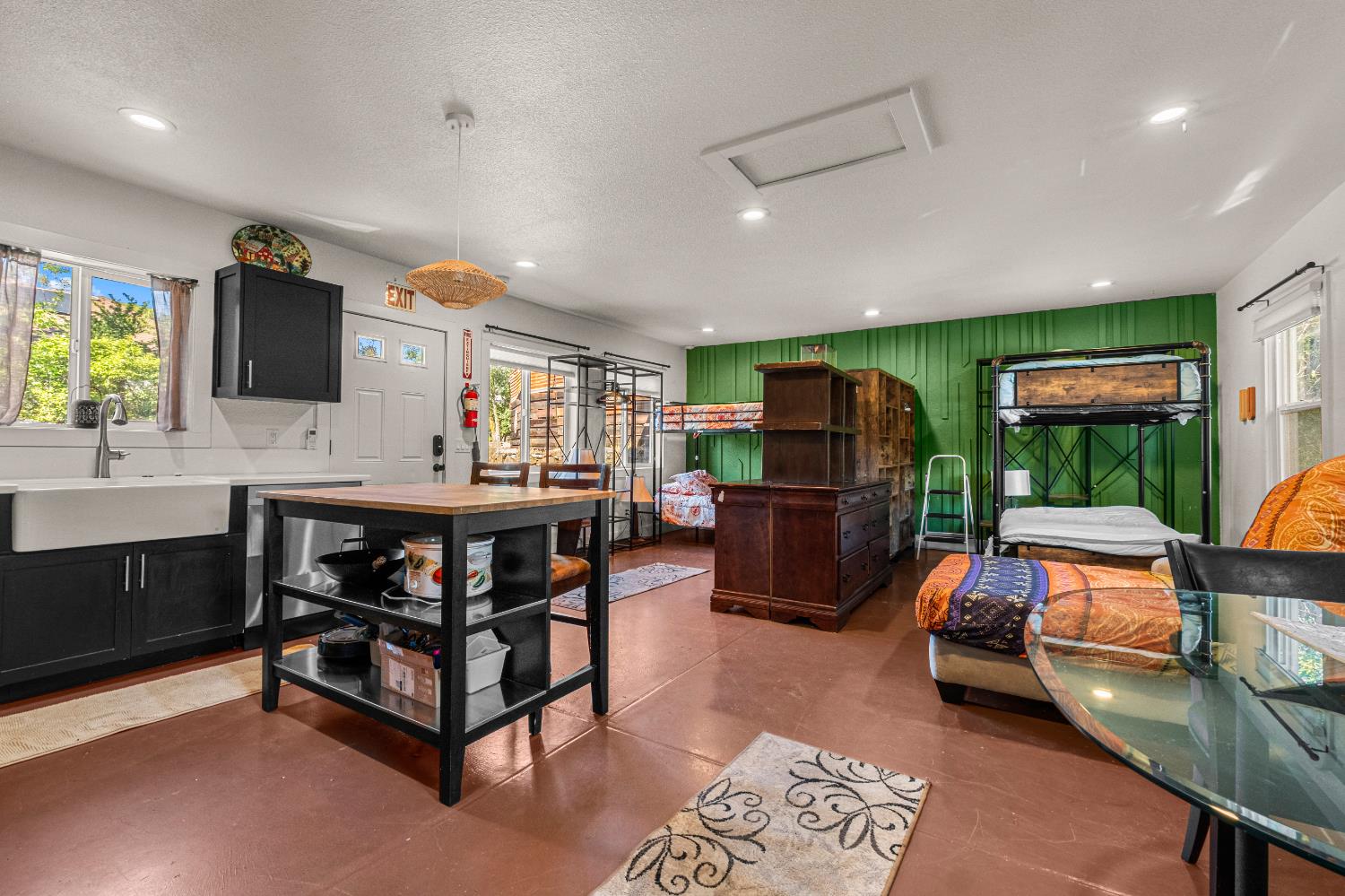 320 Taylor Road Newcastle, CA 95658 - Photo 41 of 75 a living room with furniture a fireplace and a flat screen tv