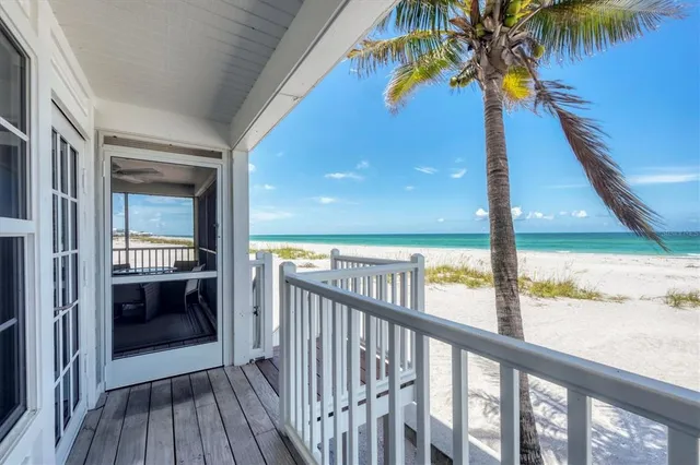 a view of a road with an ocean view